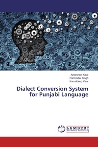 Enlarge image Cover: Dialect Conversion System for Punjabi Language - LAP Lambert Academic Publishing