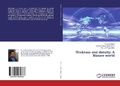 Cover: Thickness and density: A Bizzare world - LAP Lambert Academic Publishing