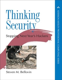Enlarge image Cover: Thinking Security - Addison Wesley