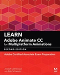Cover: Learn Adobe Animate CC for Multiplatform Animations - Peachpit Press Publications