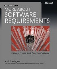 Enlarge image Cover: More About Software Requirements - Microsoft Press