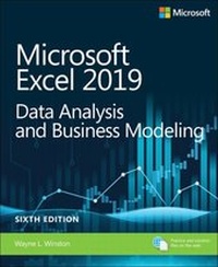 Abbildung von: Microsoft Excel 2019 Data Analysis and Business Modeling - Microsoft Press