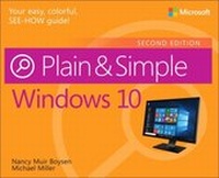 Enlarge image Cover: Windows 10 Plain & Simple - Microsoft Press
