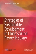 Cover: Strategies of Sustainable Development in China's Wind Power Industry - Springer