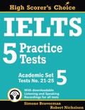 Cover: IELTS 5 Practice Tests, Academic Set 5 - Simone Braverman