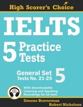 Cover: IELTS 5 Practice Tests, General Set 5 - Simone Braverman