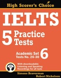 Cover: IELTS 5 Practice Tests, Academic Set 6 - Simone Braverman