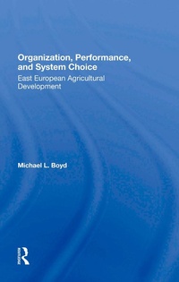 Abbildung von: Organization, Performance, And System Choice - Routledge