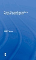 Cover: Private Voluntary Organizations As Agents Of Development - Routledge