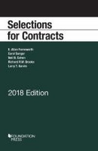 Enlarge image Cover: Selections for Contracts, 2018 Edition - West Academic Press