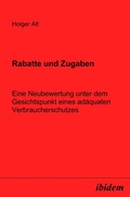 Cover: Rabatte und Zugaben - ibidem