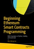Cover: Beginning Ethereum Smart Contracts Programming - APress