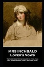Cover: Mrs Inchbald - Lover's Vows - Stage Door