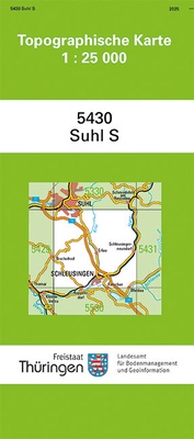 Abbildung von: Suhl Süd - Thüringer Landesamt für Bodenmanagement und Geoinformation