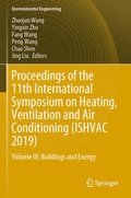 Cover: Proceedings of the 11th International Symposium on Heating, Ventilation and Air Conditioning (ISHVAC 2019) - Springer
