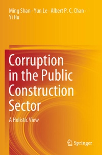 Enlarge image Cover: Corruption in the Public Construction Sector - Springer