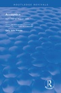 Cover: Accountics, Part I - Routledge