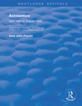 Cover: Accountics, Part III - Routledge