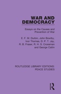 Cover: War and Democracy - Routledge