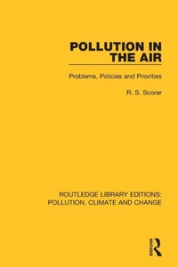 Enlarge image Cover: Pollution in the Air - Routledge
