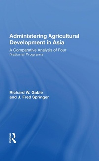 Abbildung von: Administering Agricultur - Routledge