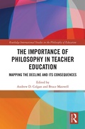 Cover: The Importance of Philosophy in Teacher Education - Routledge