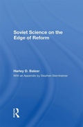 Cover: Soviet Science On The Edge Of Reform - Routledge