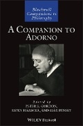Cover: A Companion to Adorno - Wiley