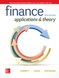 Cover: ISE Finance: Applications and Theory - McGraw-Hill Education