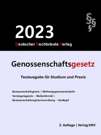 Abbildung von: Genossenschaftsgesetz - Deutscher Rechtstexte Verlag