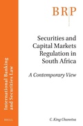Cover: Securities and Capital Markets Regulation in South Africa - Brill