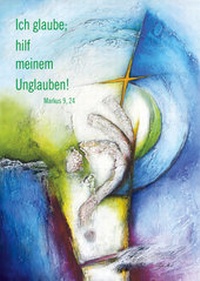 Abbildung von: Kunstblatt 40 x 60 cm Jahreslosung 2020 - Praxisverlag buch+musik bm gGmbH