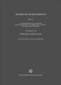 Cover: Arabische Handschriften - Franz Steiner Verlag