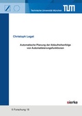 Cover: Automatische Planung der Ablaufreihenfolge von Automatisierungsfunktionen - sierke VERLAG - Sierke WWS GmbH