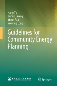 Enlarge image Cover: Guidelines for Community Energy Planning - Springer