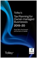 Cover: Tolley's Tax Planning for Owner-Managed Businesses 2019-20 - Tolley