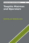 Cover: Toeplitz Matrices and Operators - Cambridge University Press