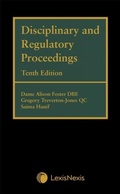 Cover: Disciplinary and Regulatory Proceedings - Jordan Publishing