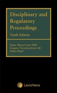 Abbildung von: Disciplinary and Regulatory Proceedings - Jordan Publishing