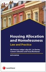 Cover: Housing Allocation and Homelessness - Jordan Publishing