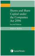 Cover: Shares and Share Capital under the Companies Act 2006 - Jordan Publishing