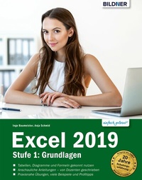 Abbildung von: Excel 2019 - Stufe 1: Grundlagen für Einsteiger - Bildner Verlag