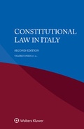 Cover: Constitutional Law in Italy - Kluwer Law International