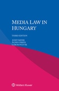 Cover: Media law in Hungary - Kluwer Law International