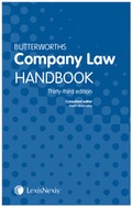 Cover: Butterworths Company Law Handbook - Butterworths Law