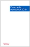 Cover: Finance Act Handbook 2019 - Tolley