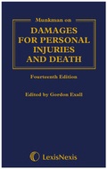 Cover: Munkman Damages For Personal Injuries and Death - Butterworths Law