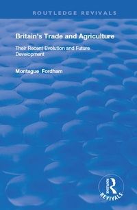 Abbildung von: Britain's Trade and Agriculture - Routledge