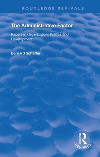 Enlarge image Cover: The Administrative Factor - Routledge