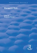 Cover: Managerial Work - Routledge